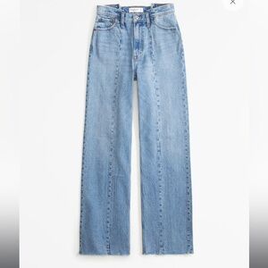 Abercrombie the 90s straight ultra high-rise curve love